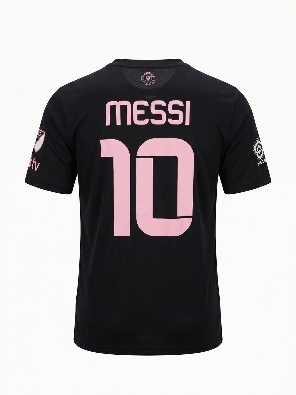 Lionel Messi #10 Black & Pink Soccer Jersey Size XL